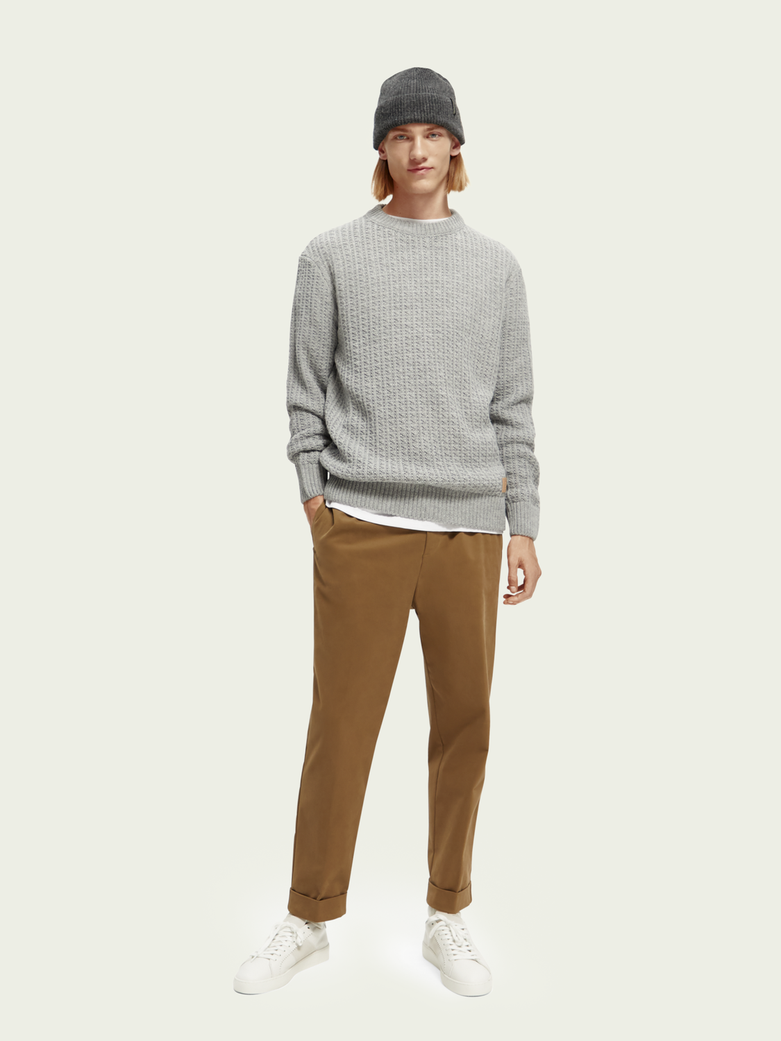 Structured Knit Sweater | Scotch And Soda Outlet