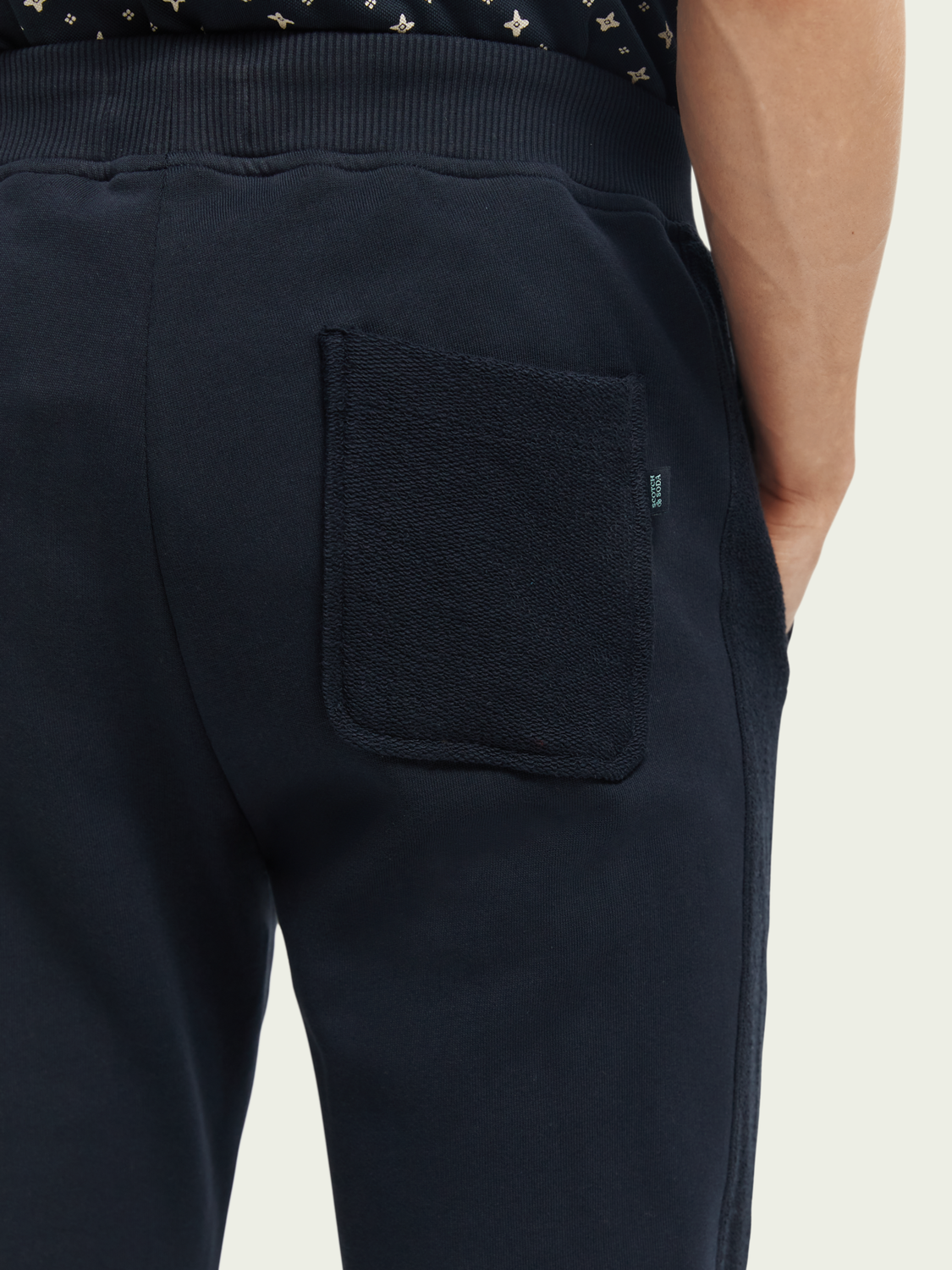 Organic Cotton Panelled Jogger | Scotch And Soda Outlet