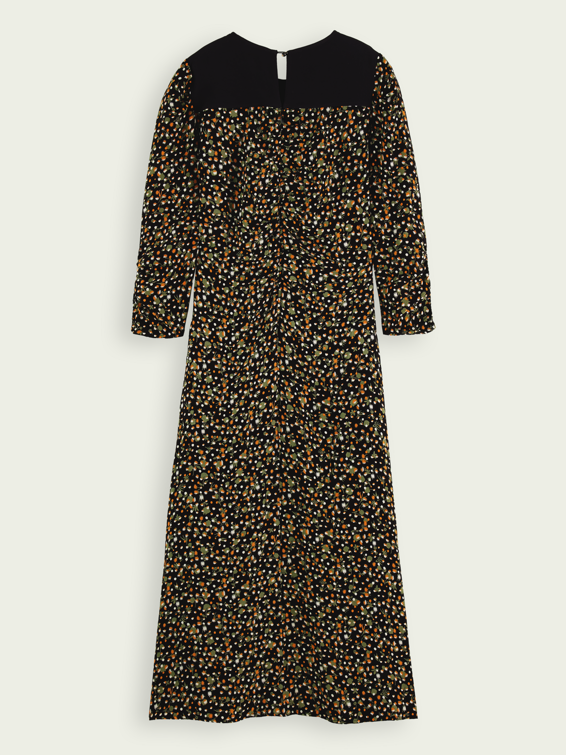 Dress With Gathers And Hi Low Hem | scotch & soda outlet