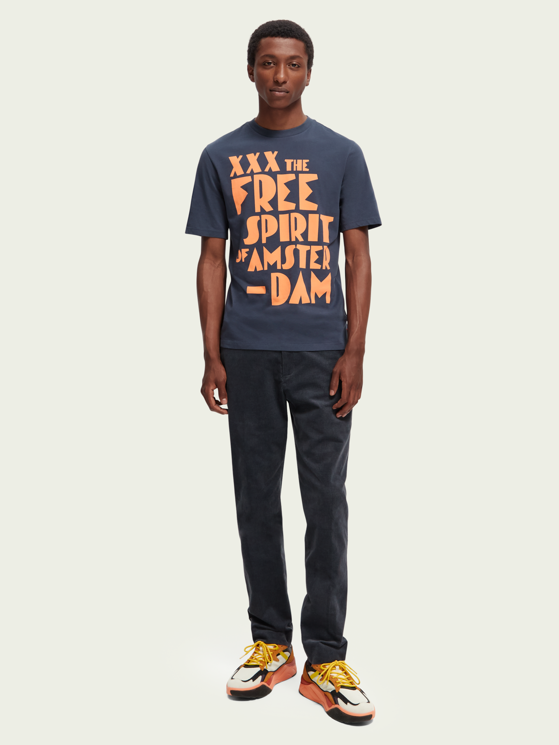 Free Spirit Artwork T-Shirt | Scotch And Soda Outlet