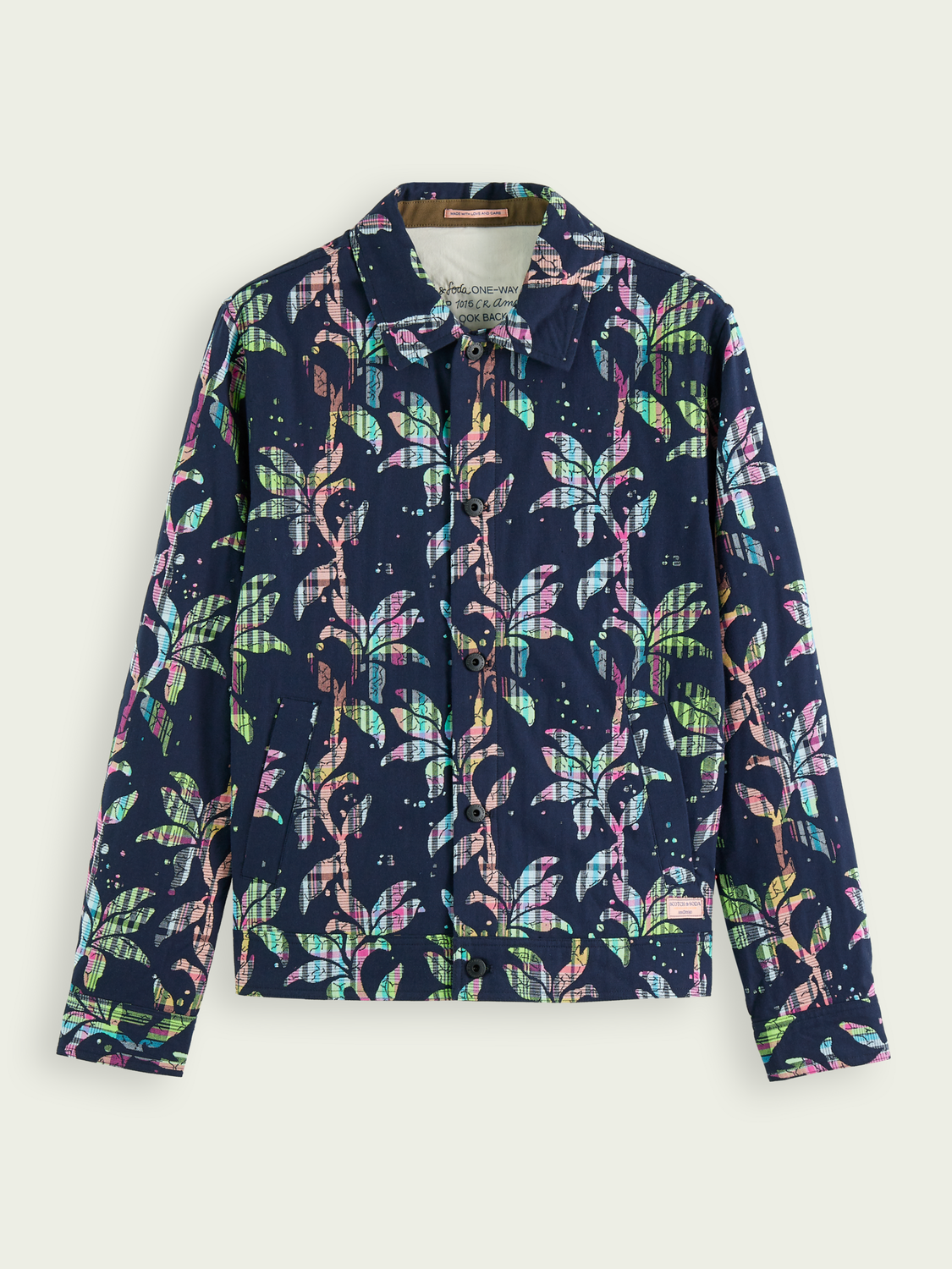 Jacquard Organic Cotton-Blended Blazer | Scotch And Soda Outlet