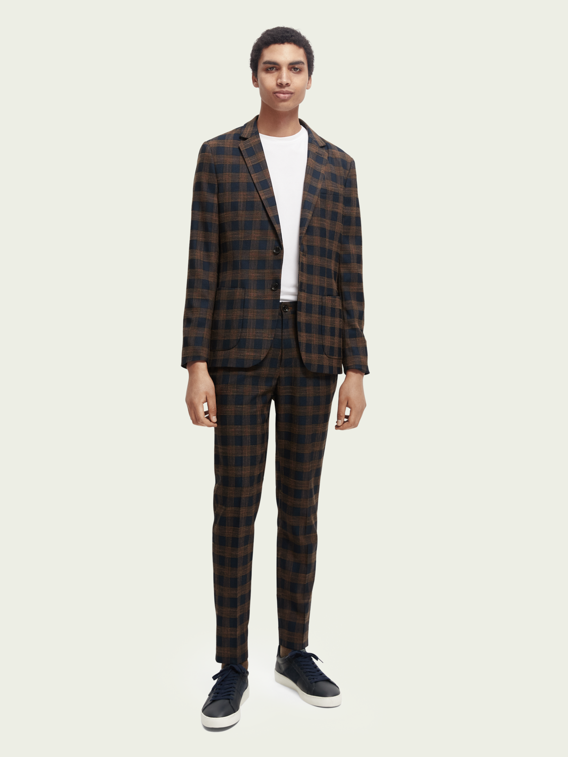 Yarn-Dyed Checked Blazer | Scotch And Soda Outlet