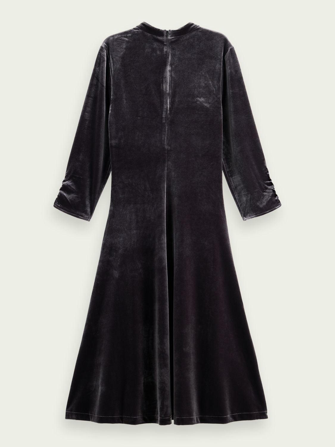 Cut-Out Velvet Midi Dress | scotch & soda outlet