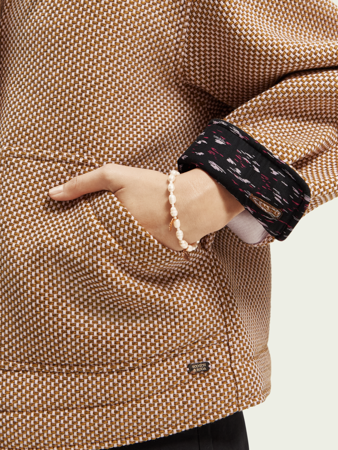 Bouclé Woven Overshirt | scotch & soda outlet