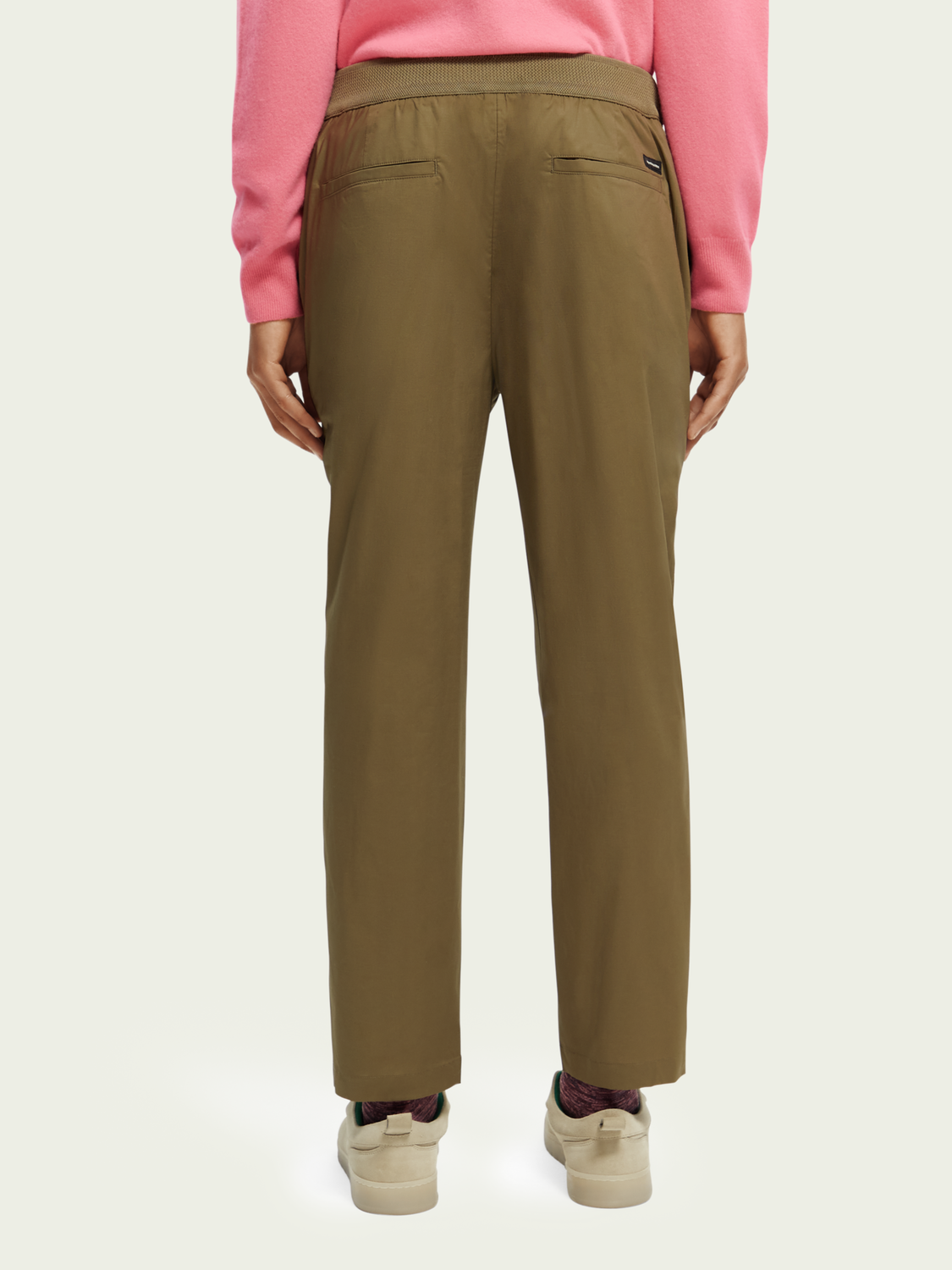 Fave Regular Tapered-Fit Poplin Jogger | Scotch And Soda Outlet