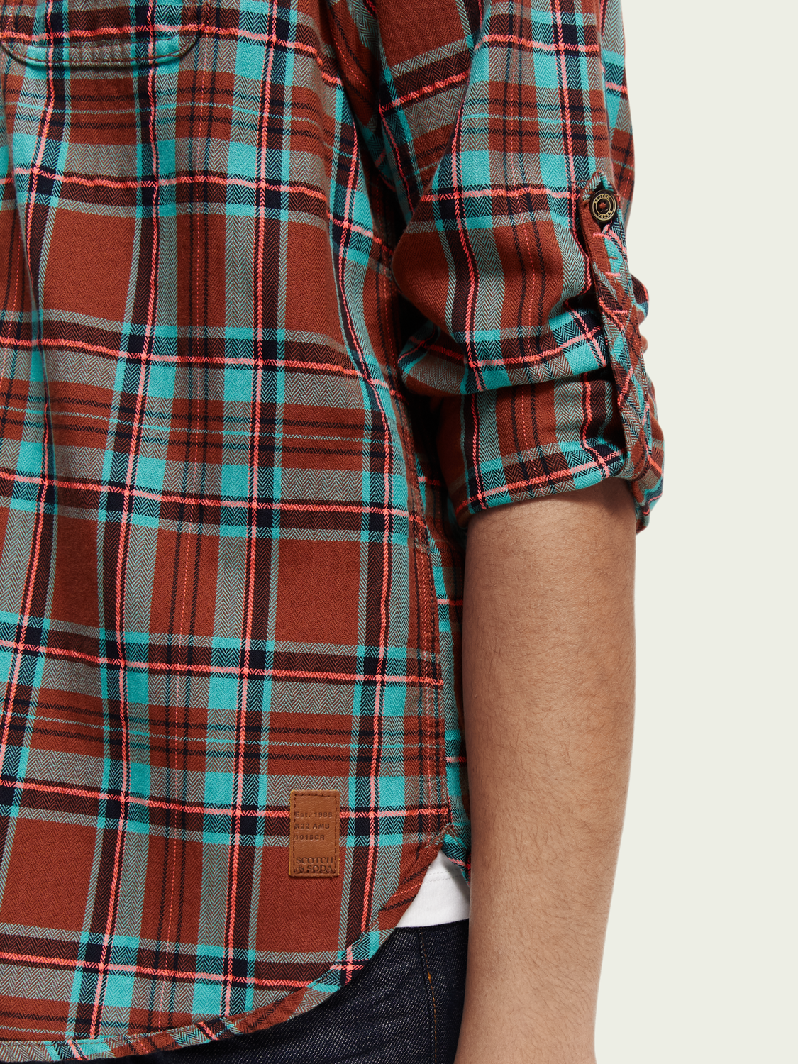 Regular-Fit Checked Flannel Shirt | Scotch And Soda Outlet