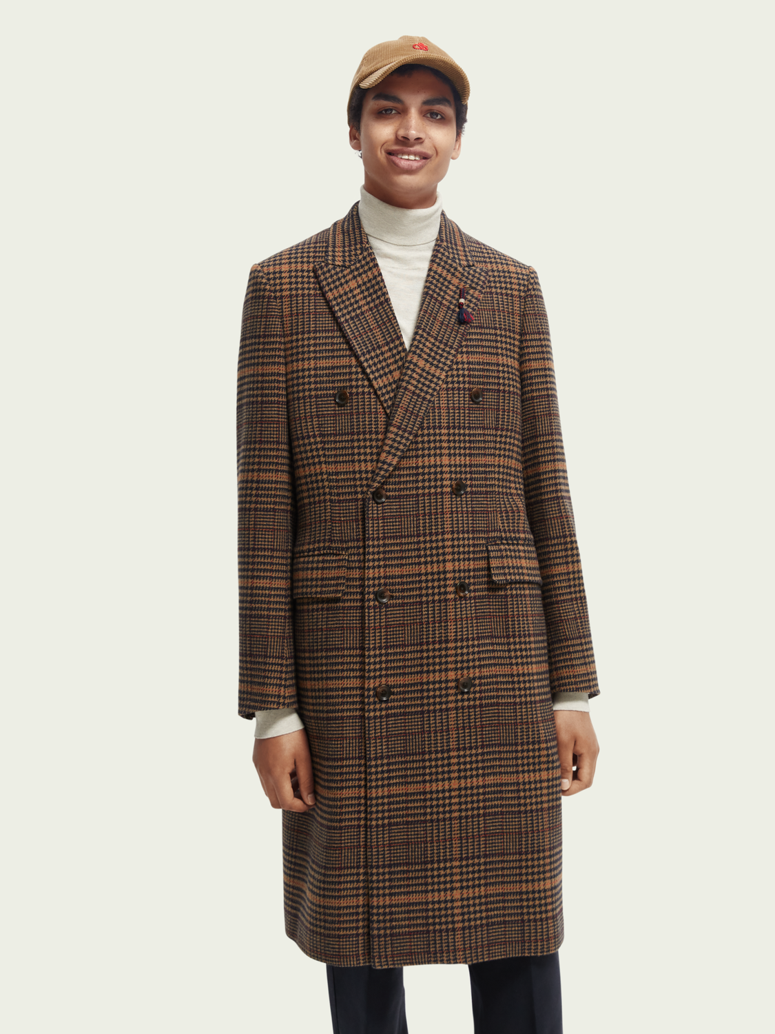 Double-Breasted Coat | Scotch And Soda Outlet