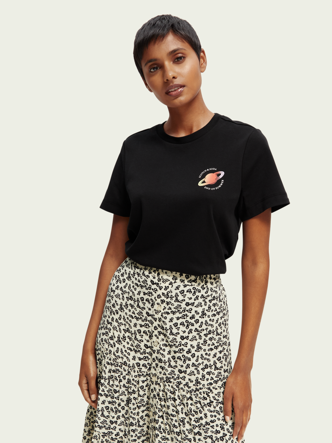 Regular-Fit Artwork T-Shirt | scotch & soda outlet