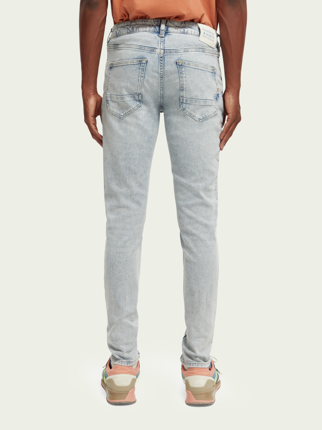 The Skim Super-Slim Fit Jeans - Blue Splash | Scotch And Soda Outlet