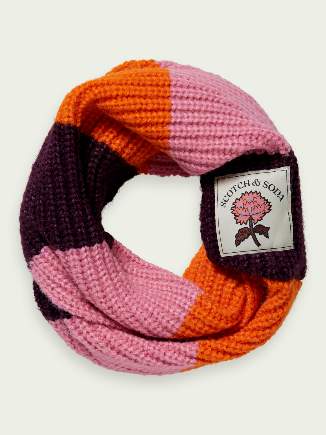 Chunky Knitted Tunnel Scarf
