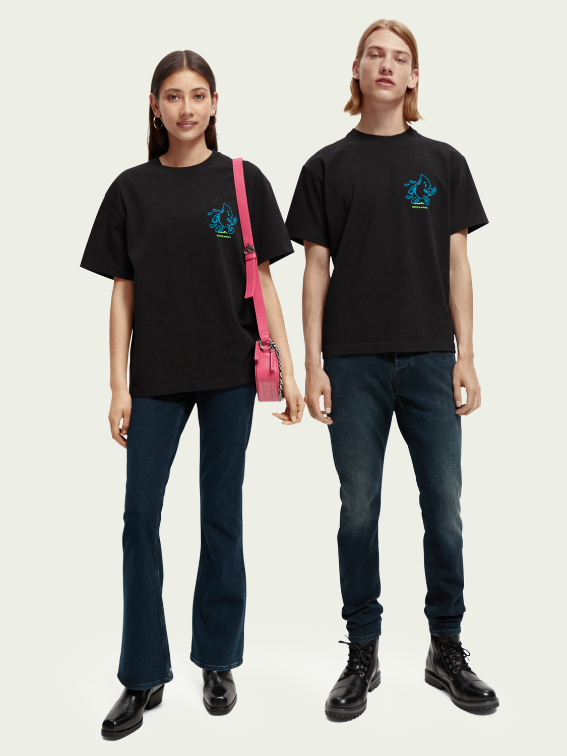 Unisex Trees For All Crewneck T-Shirt | scotch & soda outlet