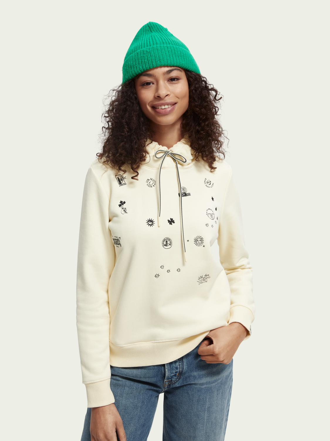 Regular Fit Artwork Hoodie | scotch & soda outlet