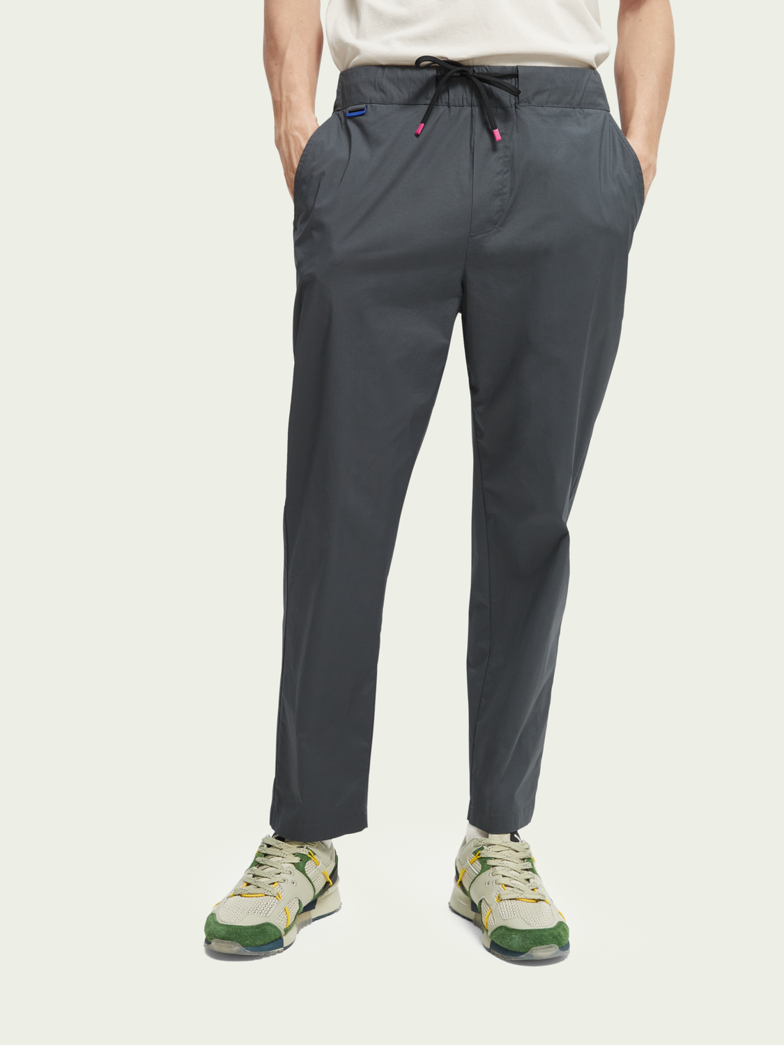 Fave Regular Tapered-Fit Poplin Jogger | Scotch And Soda Outlet
