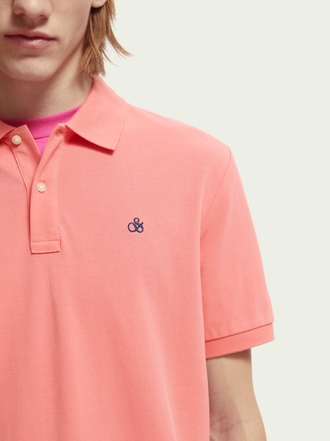 Organic Cotton Pique Polo | Scotch And Soda Outlet