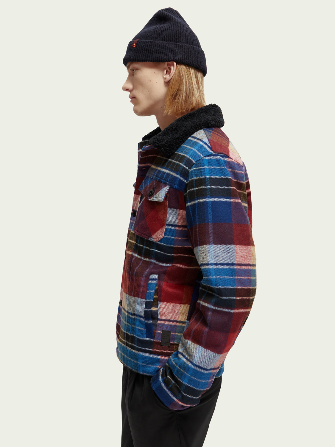 Sherpa-Lined Trucker Jacket | Scotch And Soda Outlet
