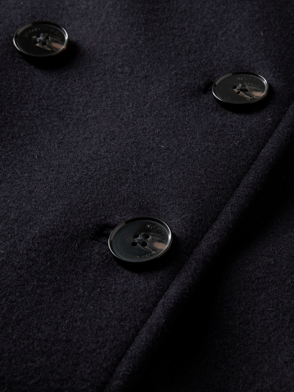 Wool-Blended Double-Breasted Trench Coat | scotch & soda outlet