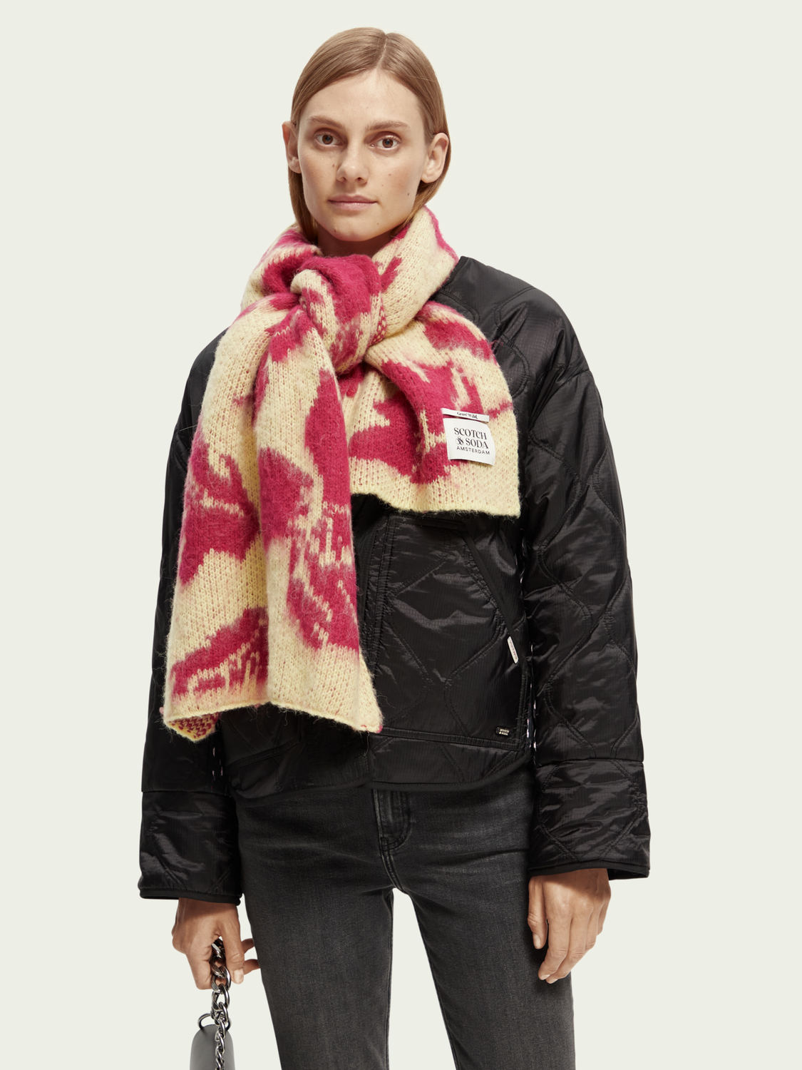 Brushed Jacquard Woven Scarf | scotch & soda outlet