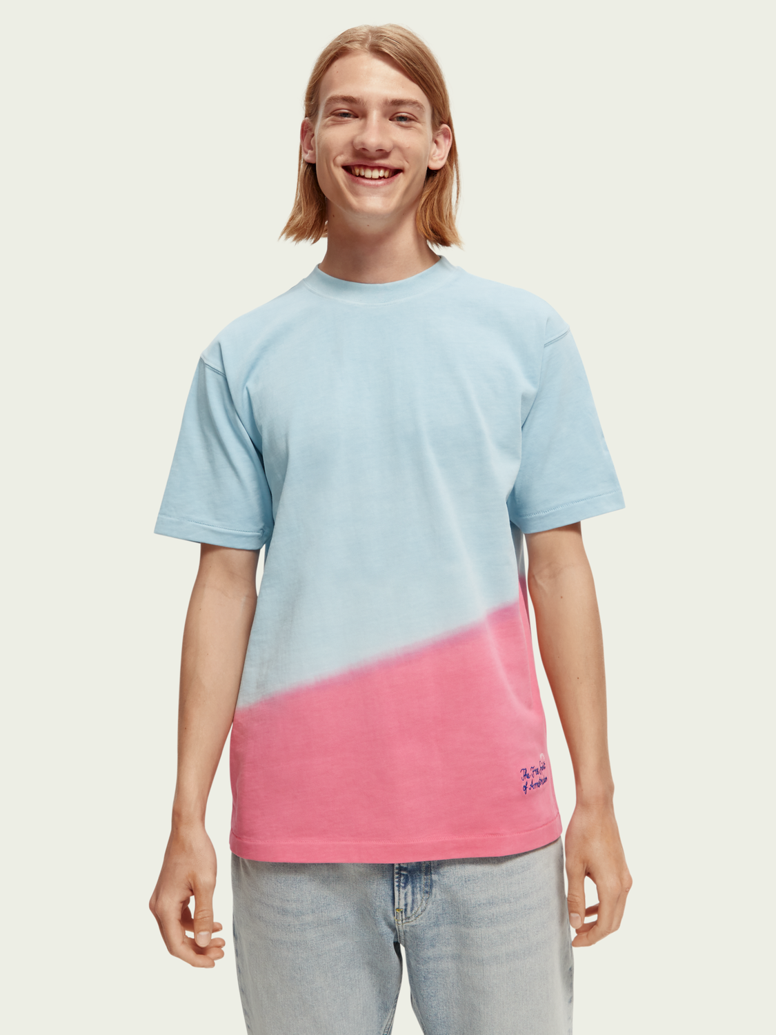 Tie-Dye Organic Cotton T-Shirt | Scotch And Soda Outlet
