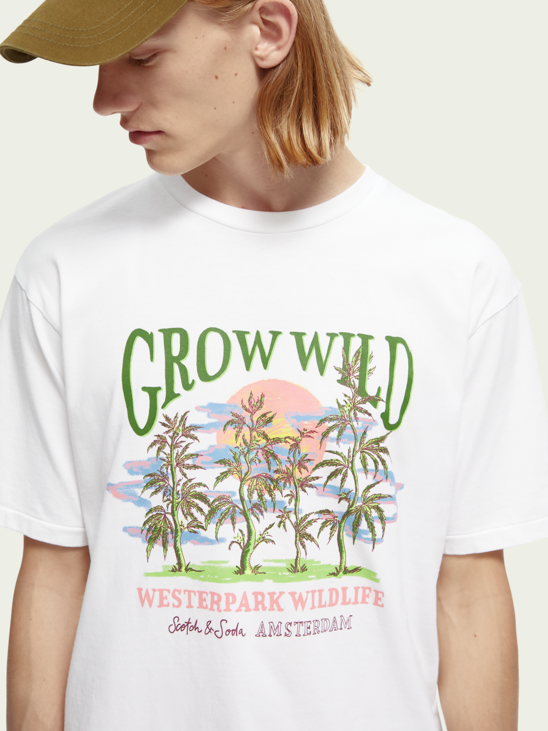 Organic Cotton Artwork T-Shirt | Scotch And Soda Outlet