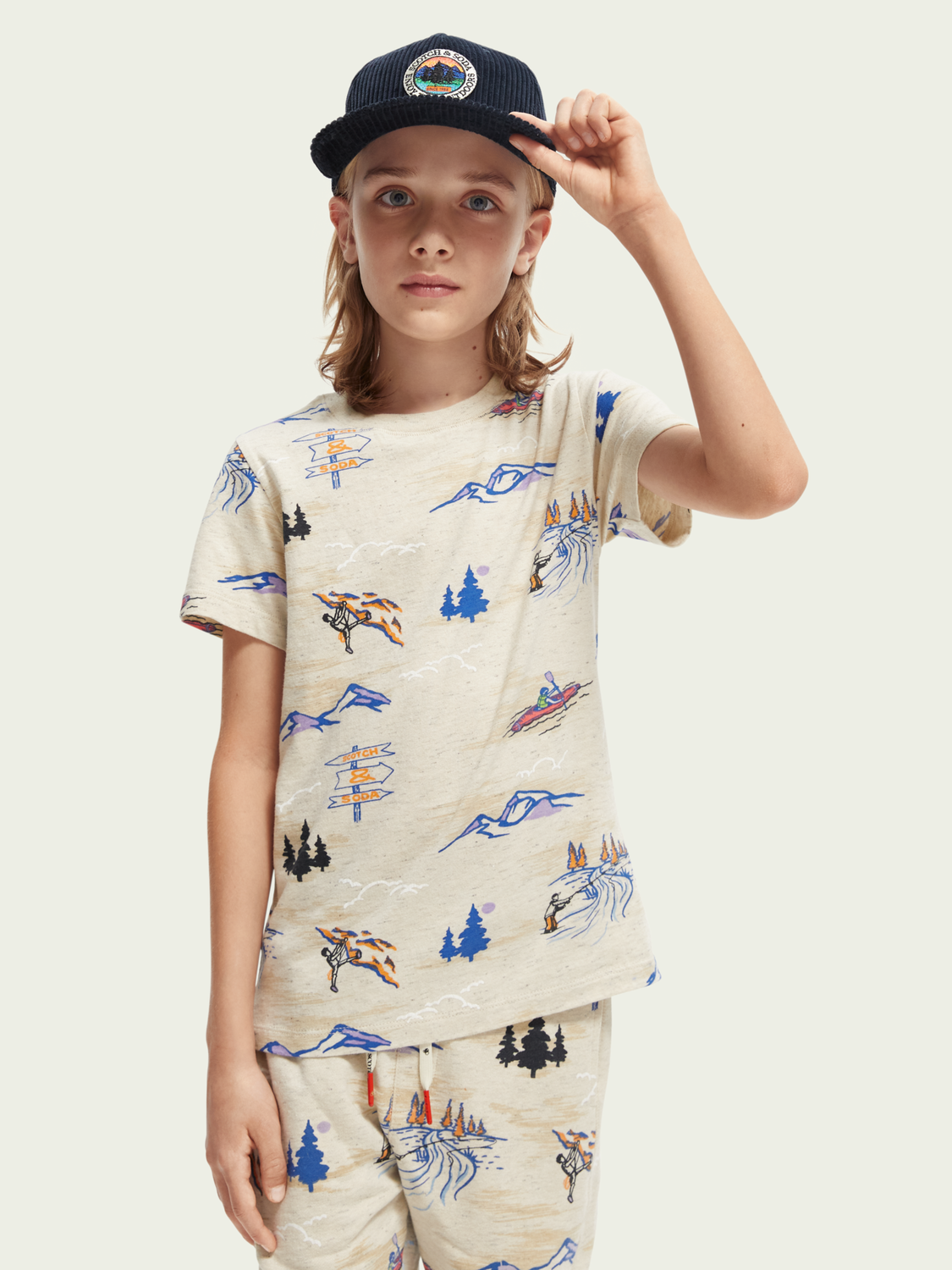 Relaxed-Fit Organic Cotton Printed T-Shirt
