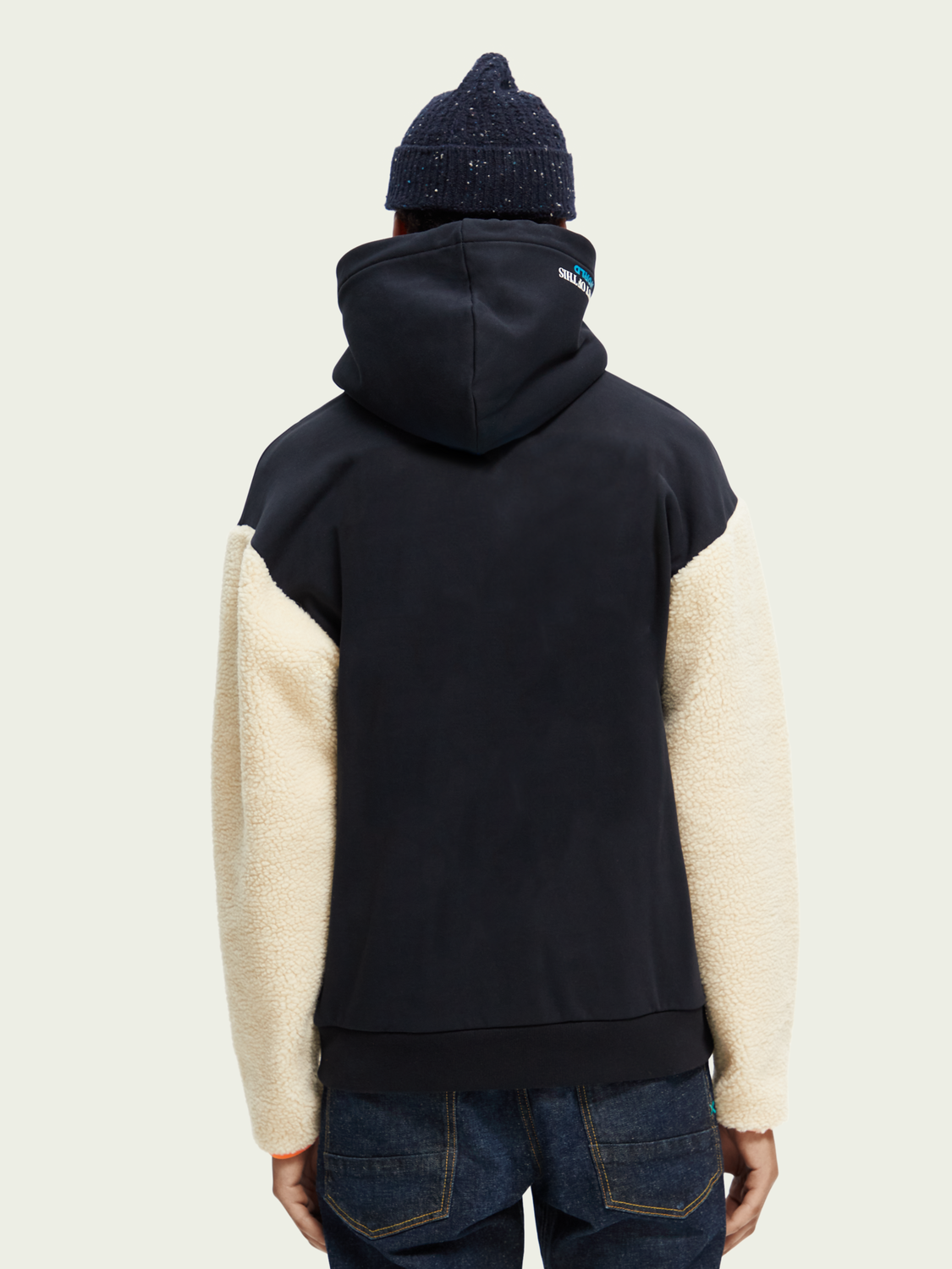 Organic Teddy Felpa Artwork Hoodie | Scotch And Soda Outlet