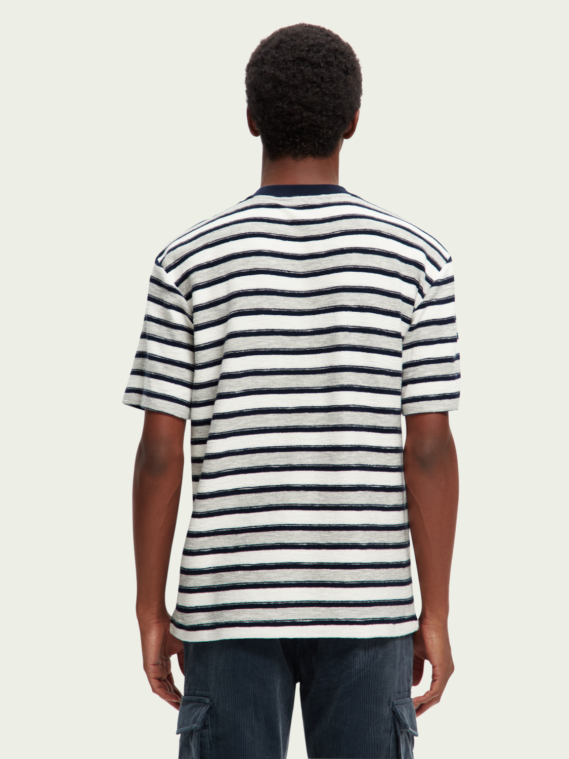 Striped Crewneck T-Shirt | Scotch And Soda Outlet