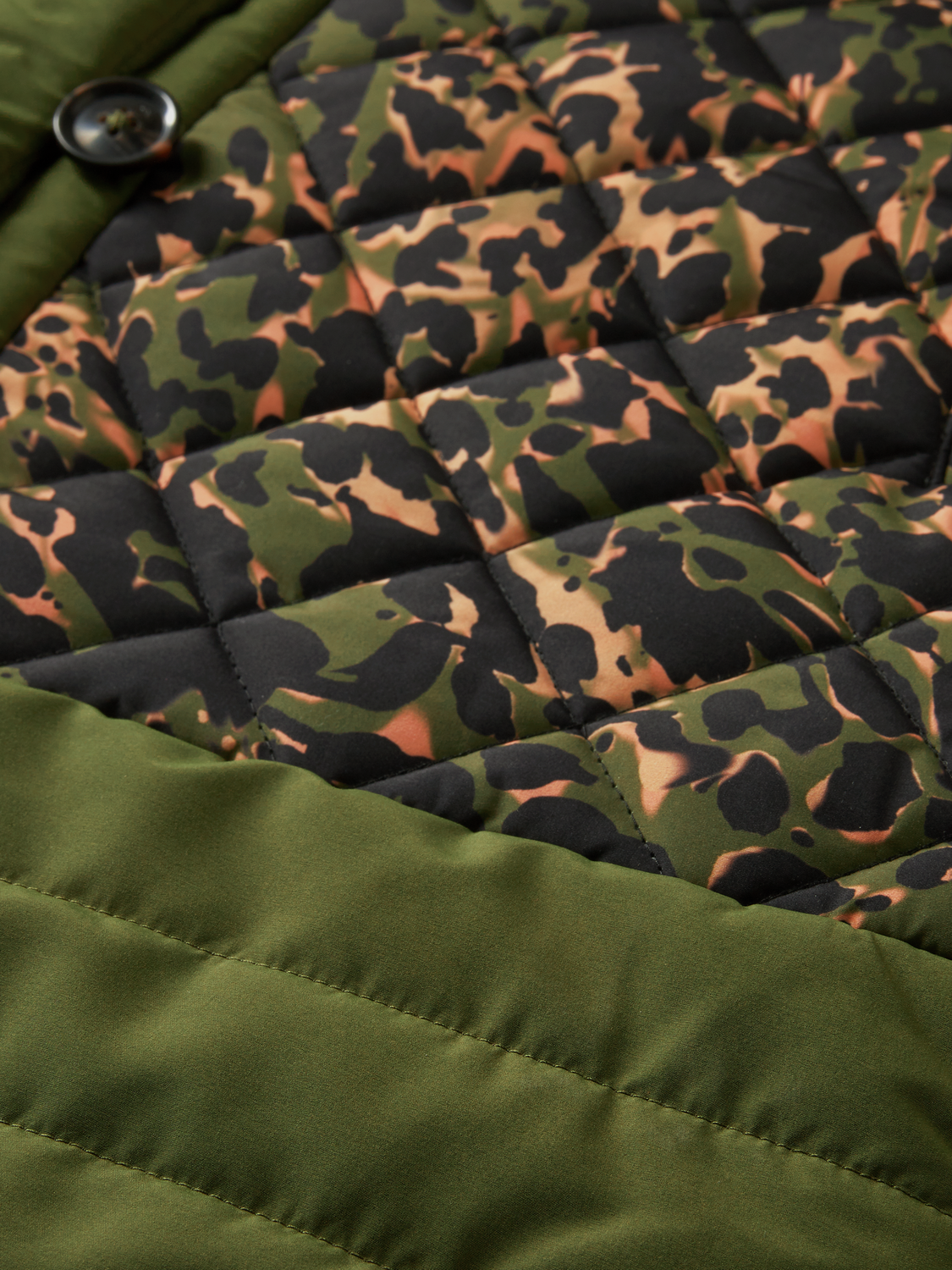 Quilted Animal Print Parka | scotch & soda outlet