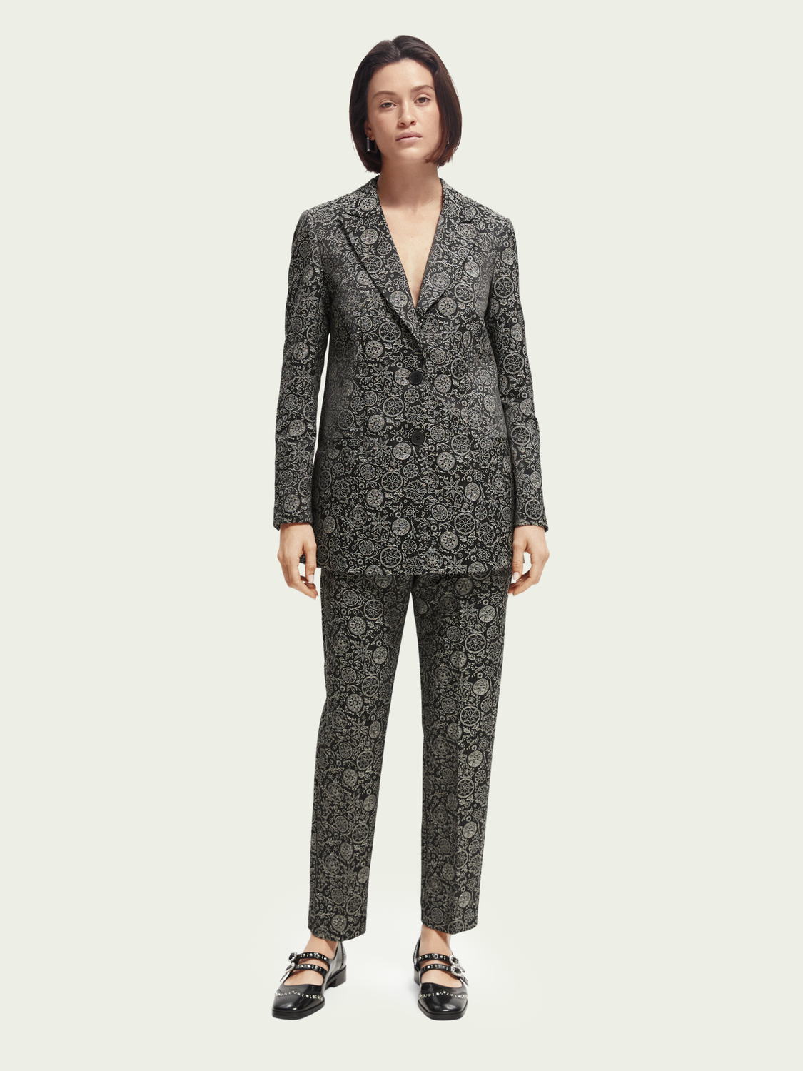 Relaxed-Fit Jacquard Blazer | scotch & soda outlet