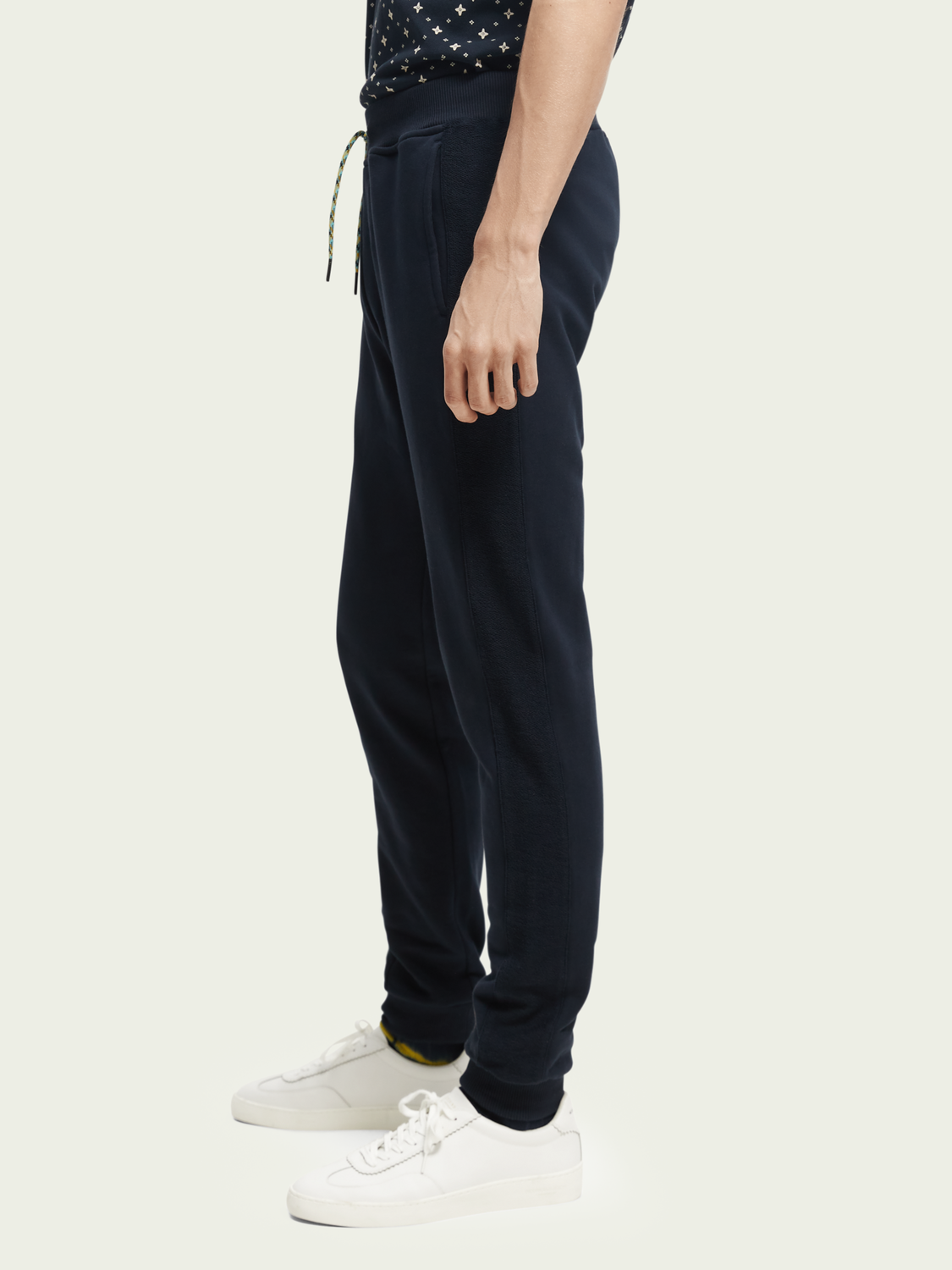 Organic Cotton Panelled Jogger | Scotch And Soda Outlet