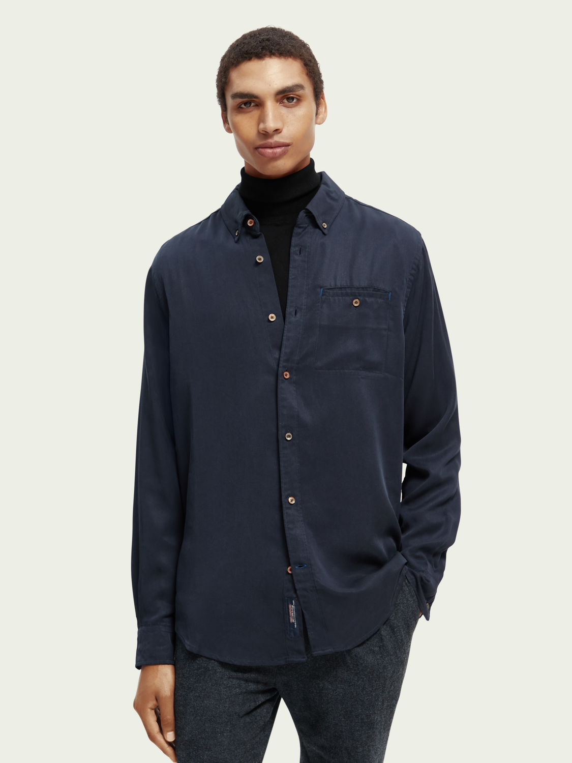 Regular Fit Pocketed Shirt | Scotch And Soda Outlet