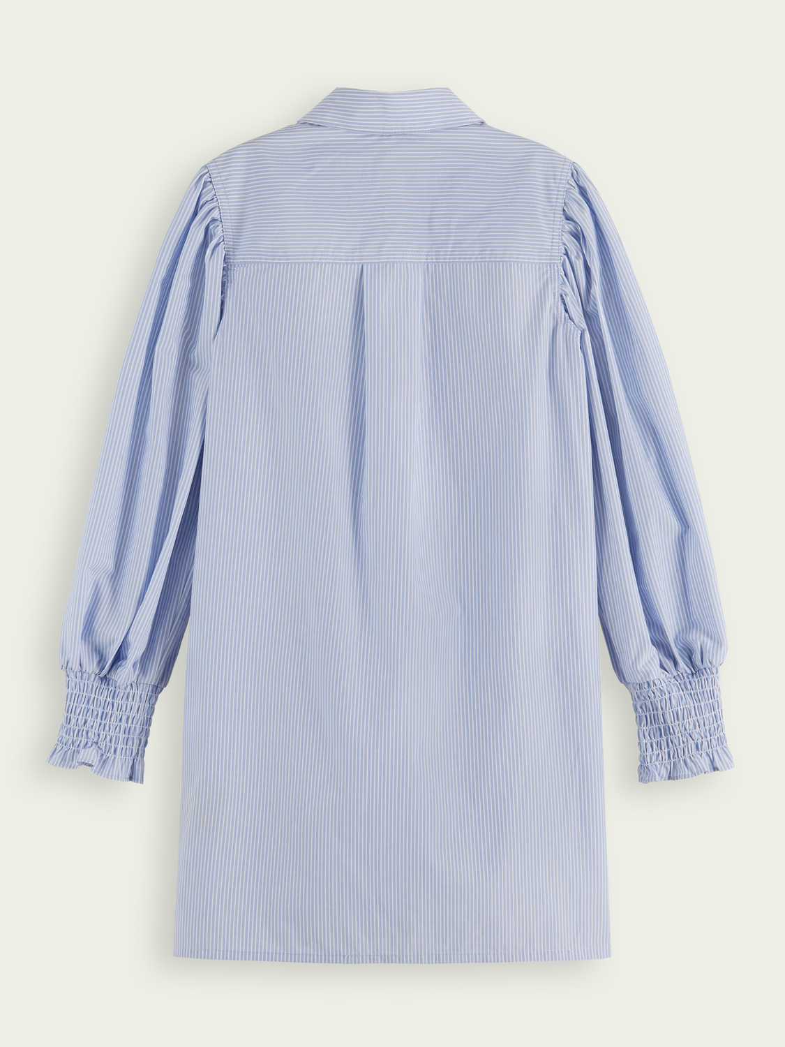 Scotch Soda Outlet | Yarn-Dyed Pinstripe Midi-Length Shirt Dress