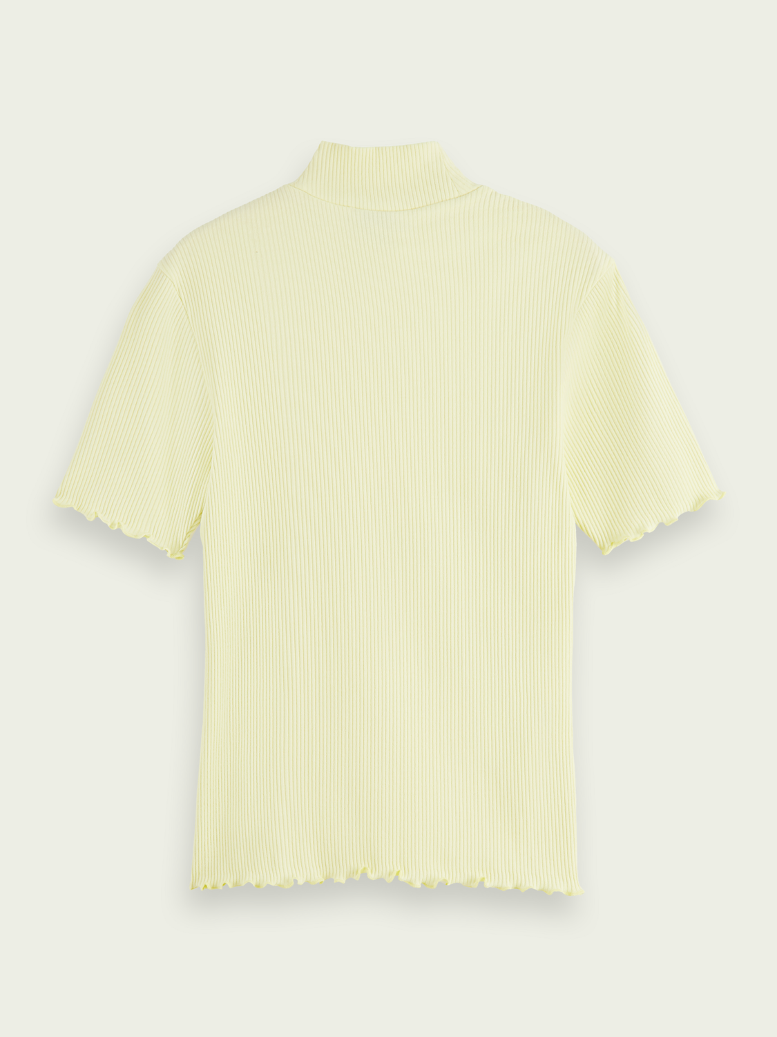 Mock Neck Slim-Fit Organic Cotton Shirt | scotch & soda outlet