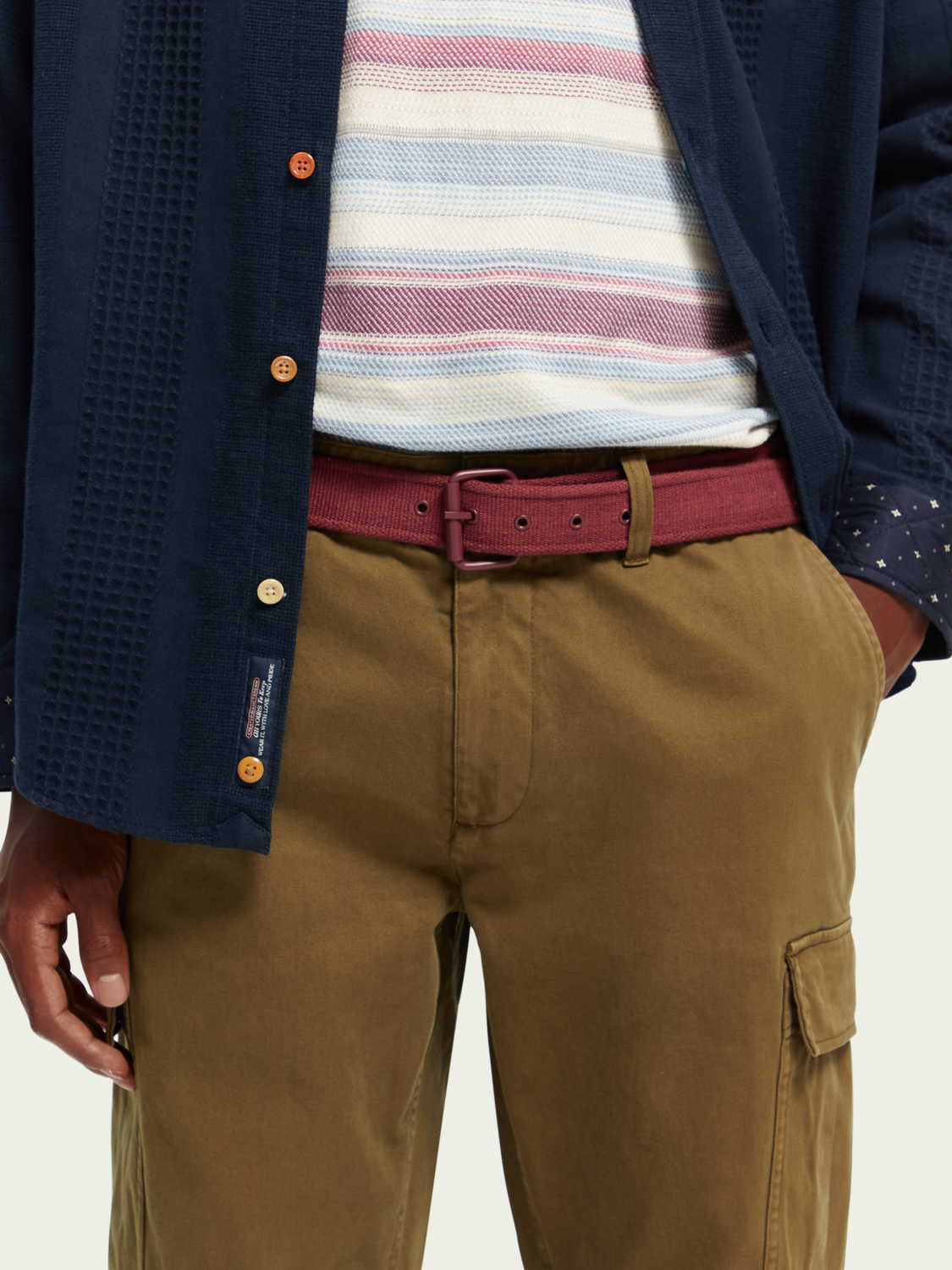 Canvas Tape Belt | Scotch And Soda Outlet
