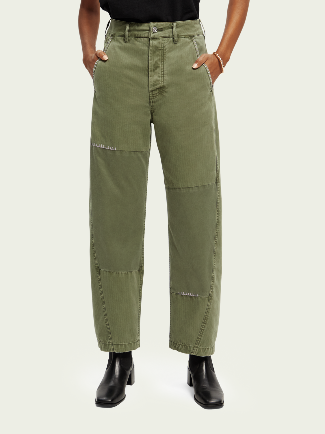 The Pip Boyfriend Fit Organic Cotton Chino | scotch & soda outlet