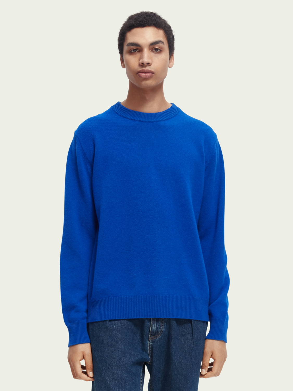 Wool-Cashmere Blended Crewneck Sweater | Scotch And Soda Outlet
