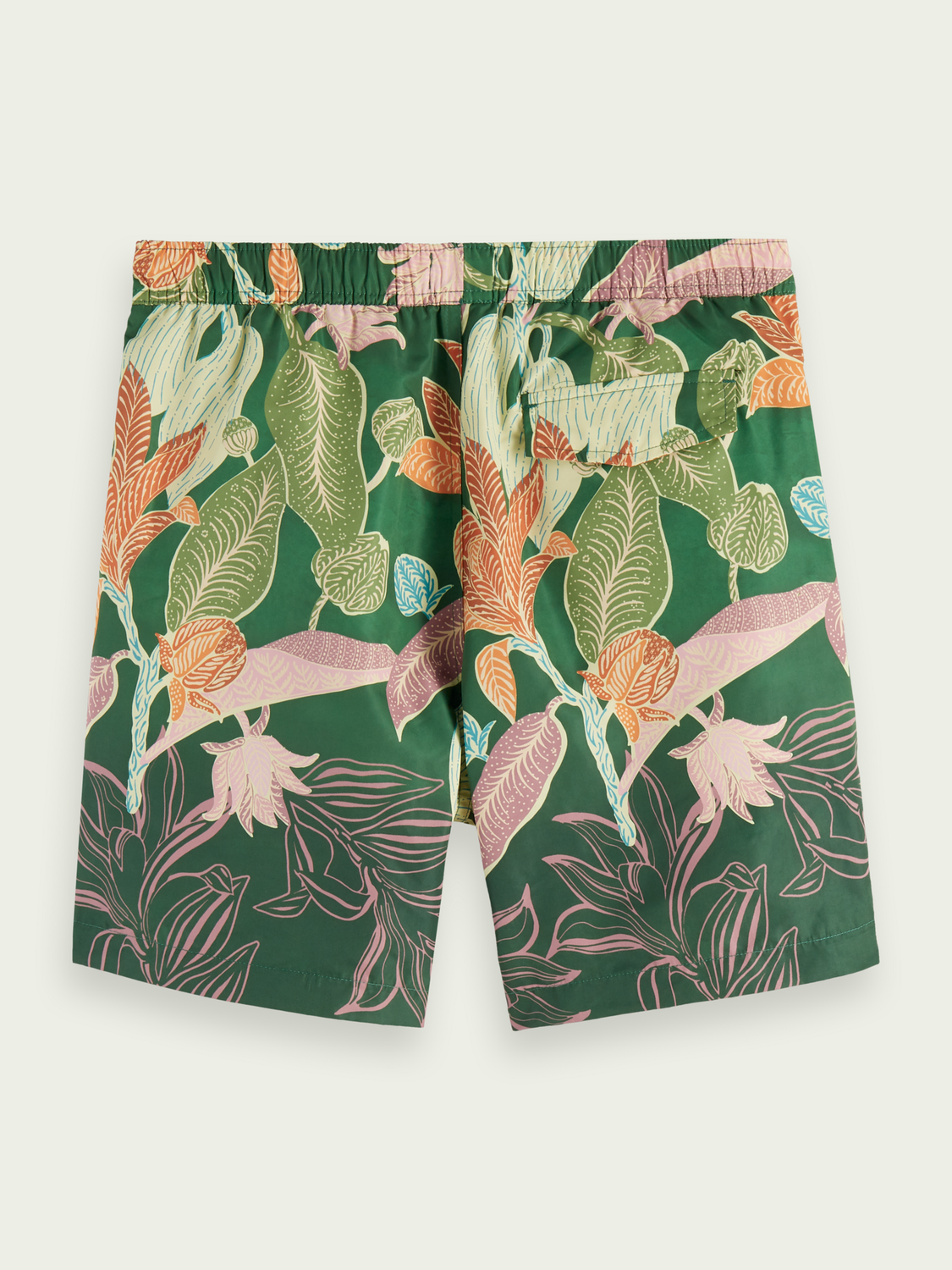 Mid-Length Printed Swim Short | Scotch And Soda Outlet