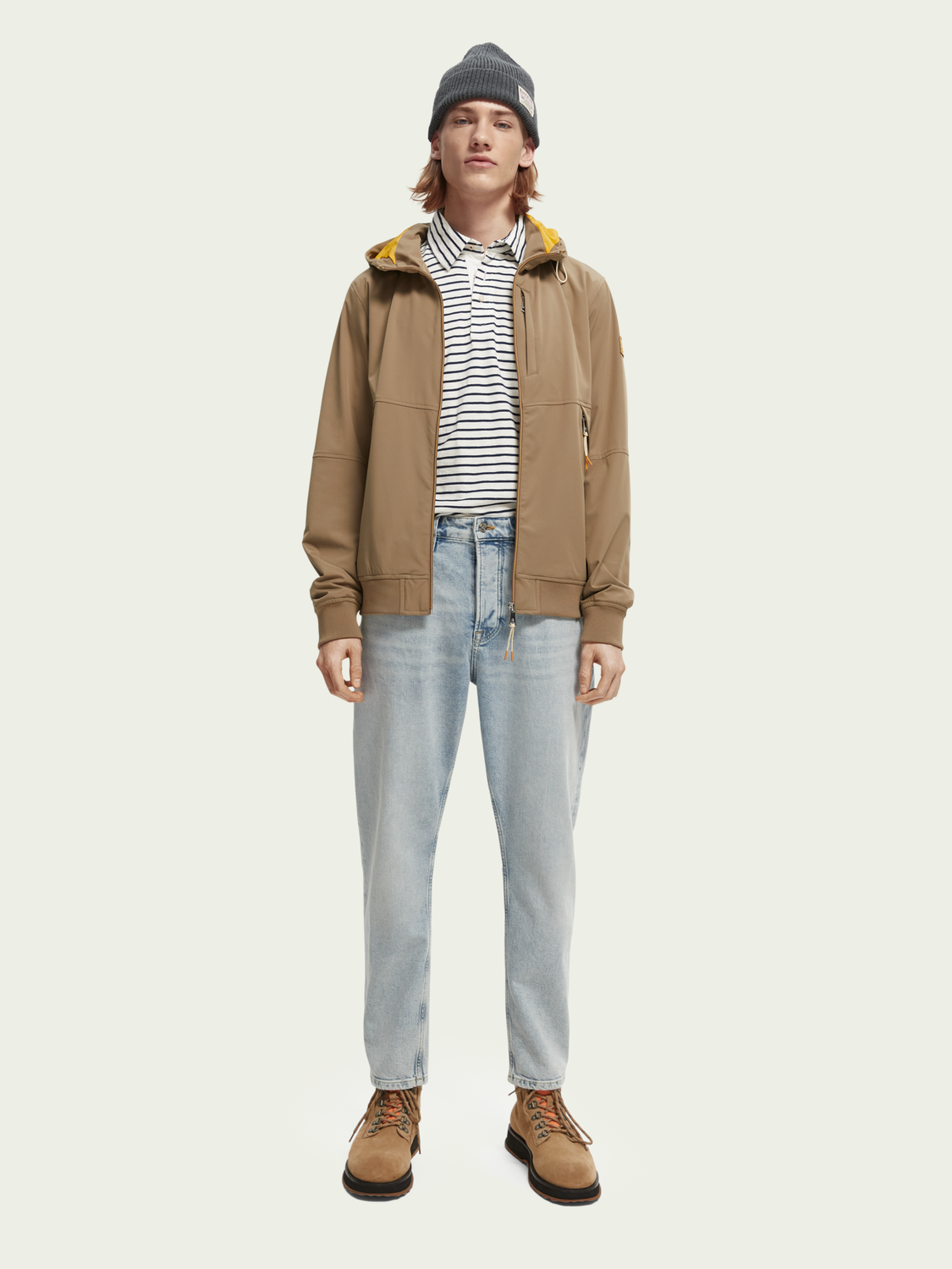 The Dean Loose Tapered-Fit Jeans - Blue Splash | Scotch And Soda Outlet