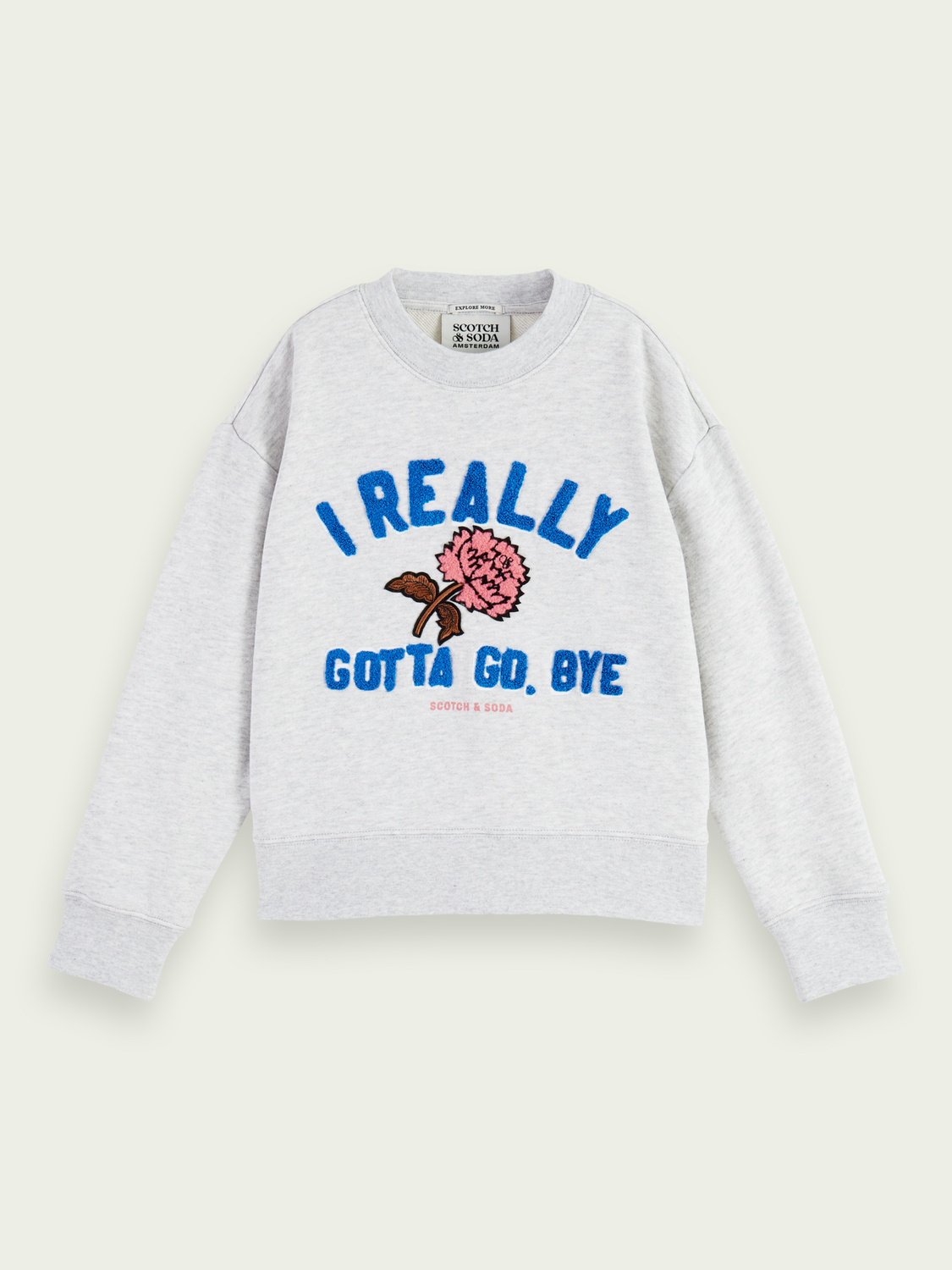 Varsity Artwork Loose-Fit Sweatshirt