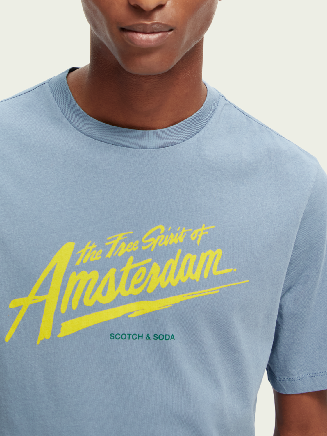 Free Spirit Artwork T-Shirt | Scotch And Soda Outlet