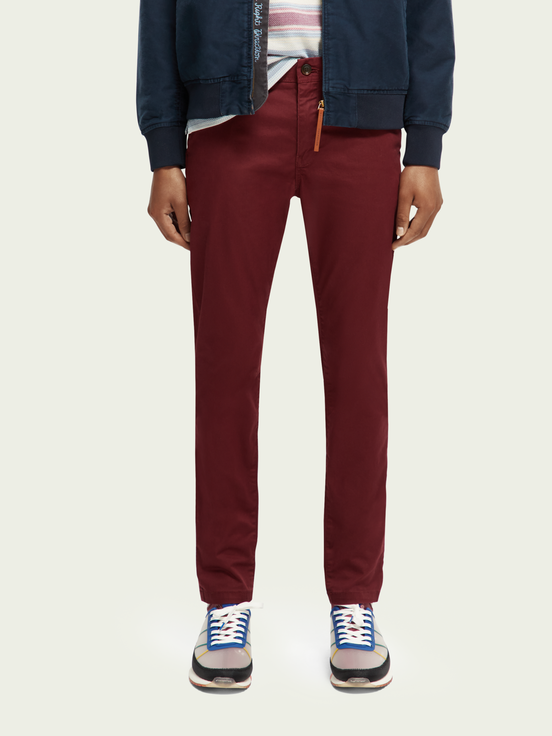 Mott Super-Slim Organic Cotton Twill Chino | Scotch And Soda Outlet