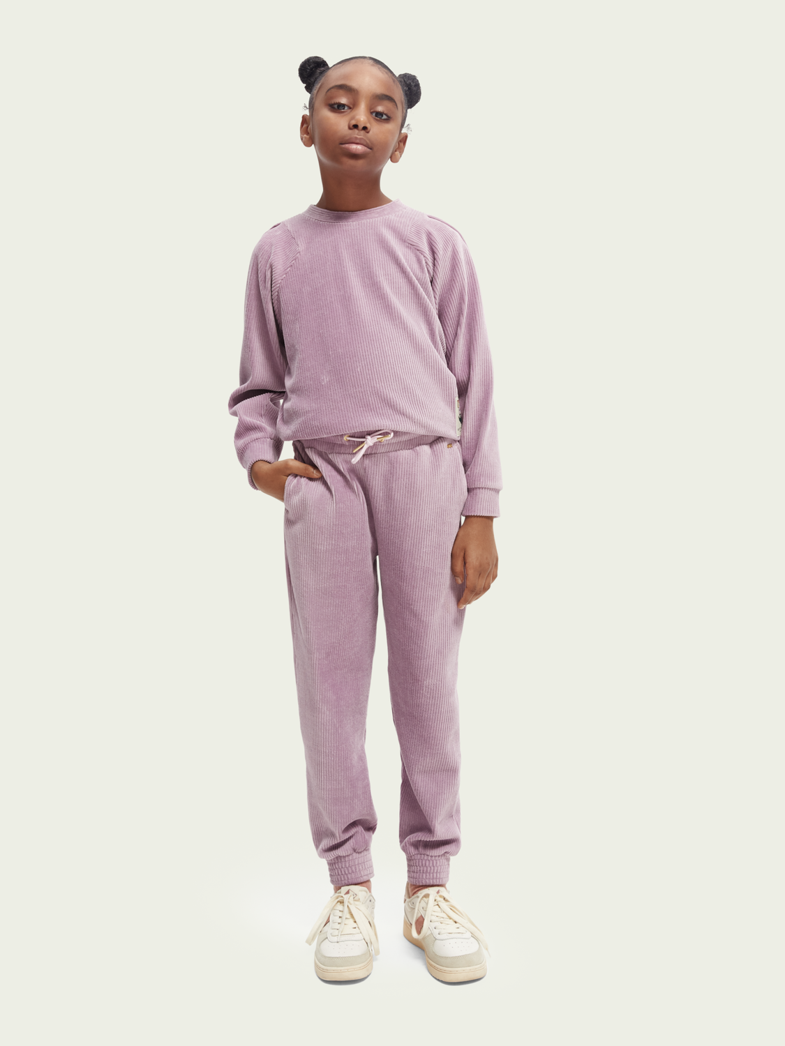 Relaxed Tapered Fit Corduroy Sweatpants