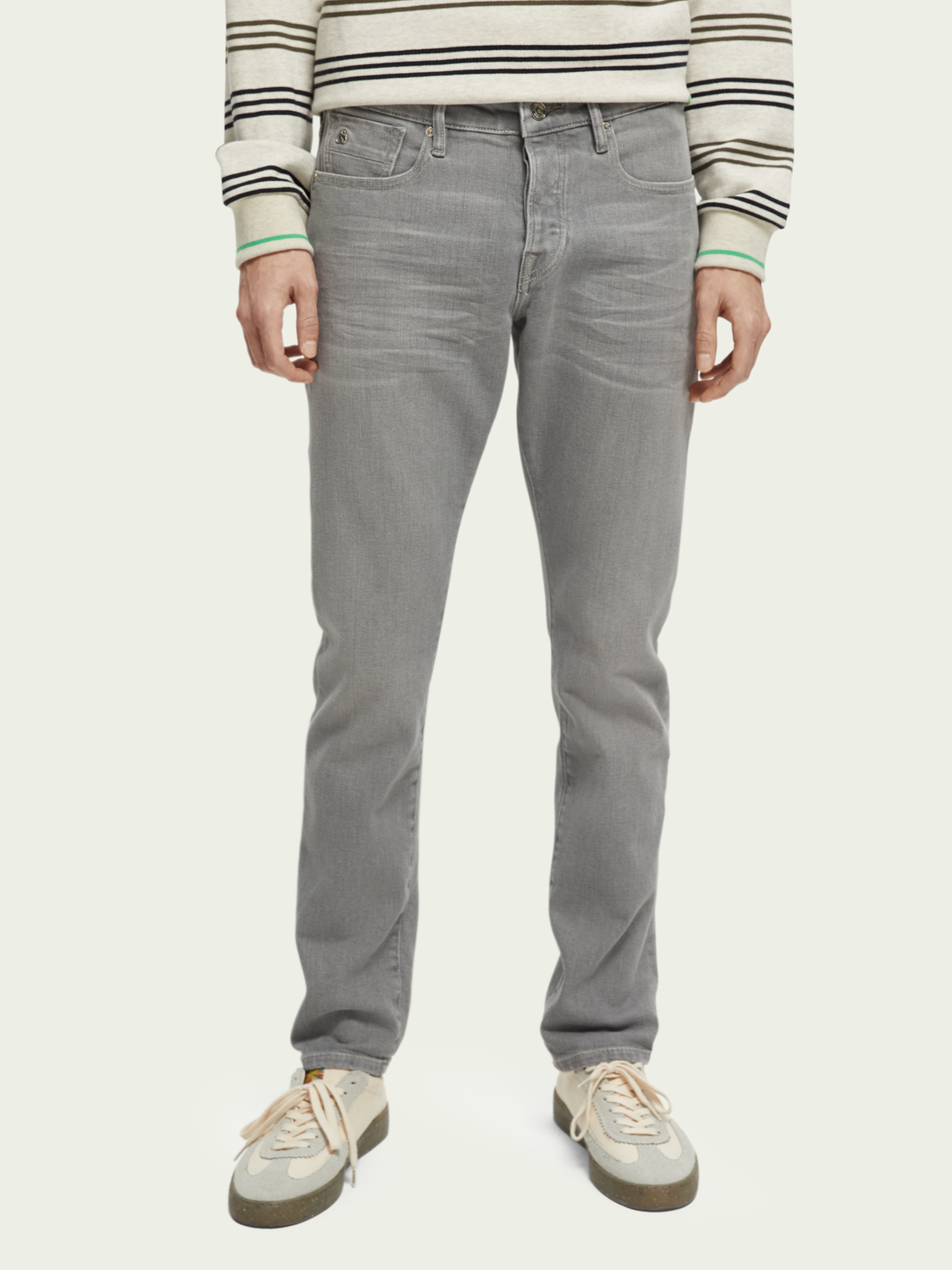 Ralston Regular Slim Fit Jeans - Grey Stone | Scotch And Soda Outlet