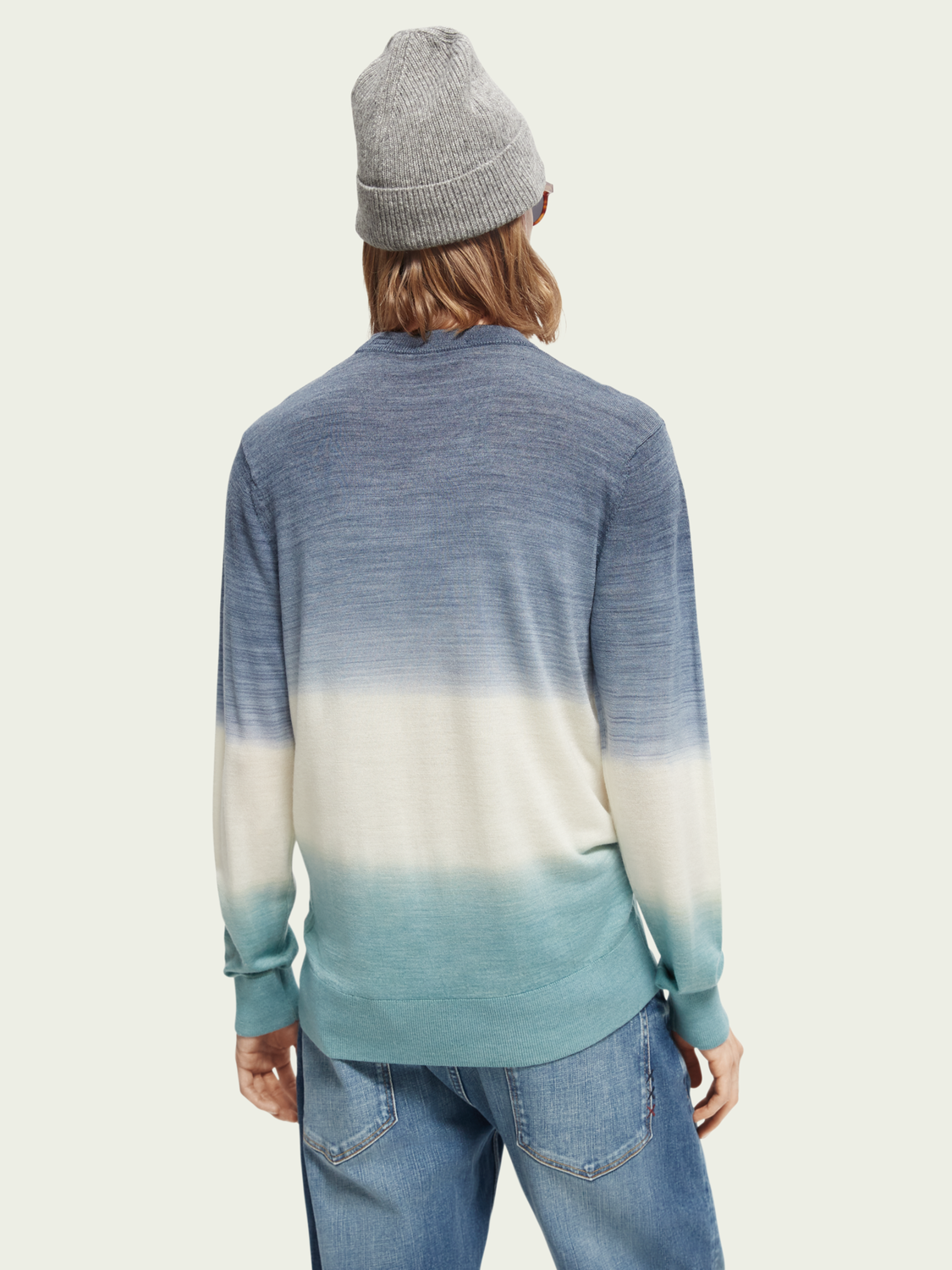 Lightweight Wool-Blended Tie-Dye Crewneck Sweater | Scotch And Soda Outlet