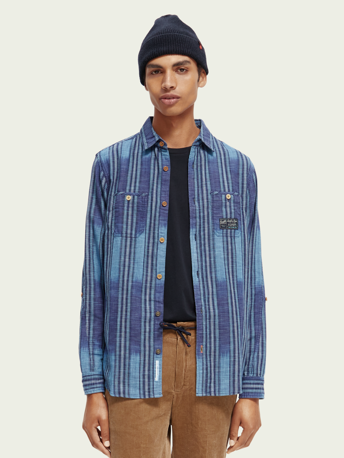 Regular Fit Cotton Shirt | Scotch And Soda Outlet