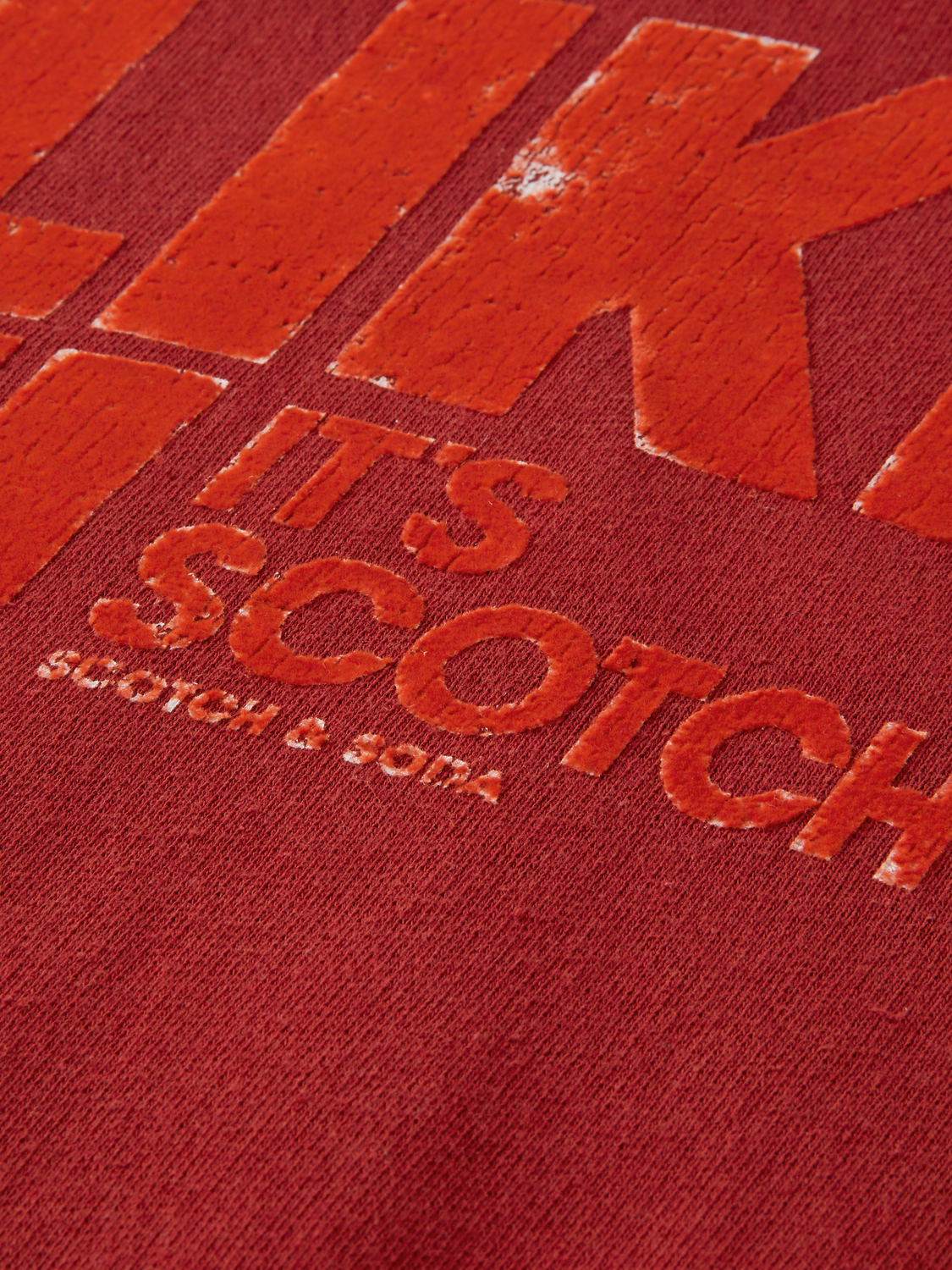 Graphic Raglan Sleeve Felpa Hoodie | Scotch And Soda Outlet