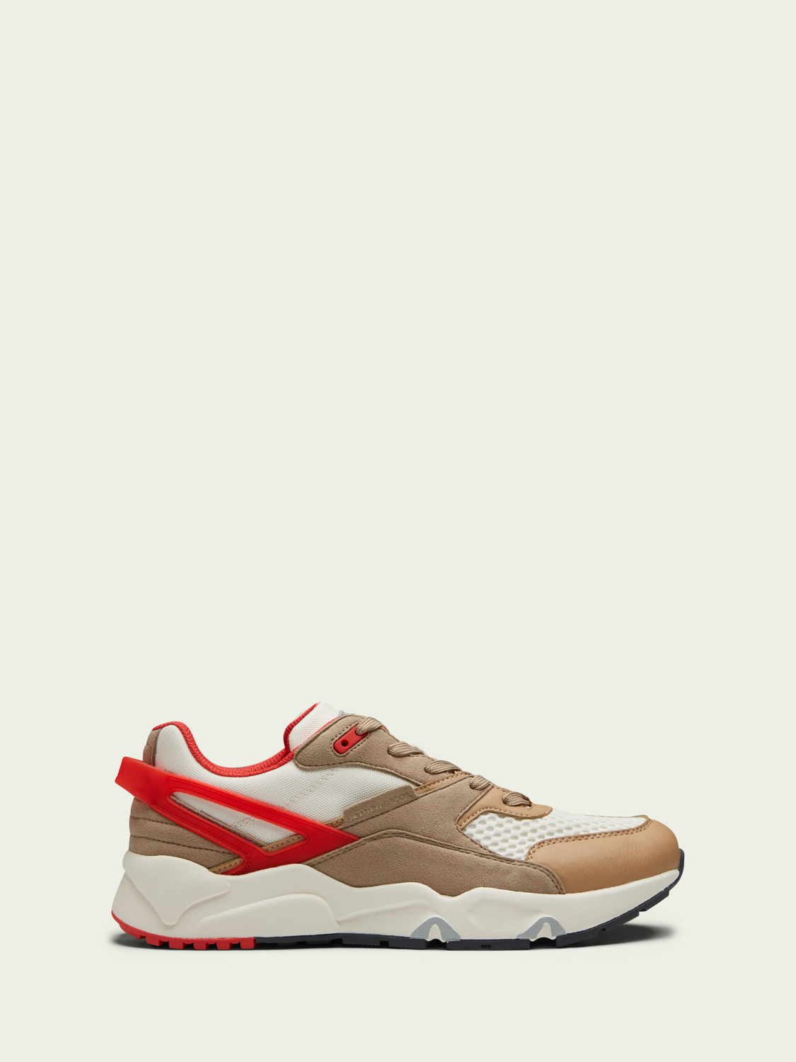 Wavy Suede Running Sneaker | Scotch And Soda Outlet