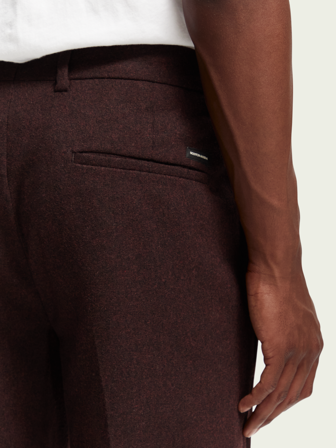 Stuart Slim-Fit Wool-Blend Chino | Scotch And Soda Outlet