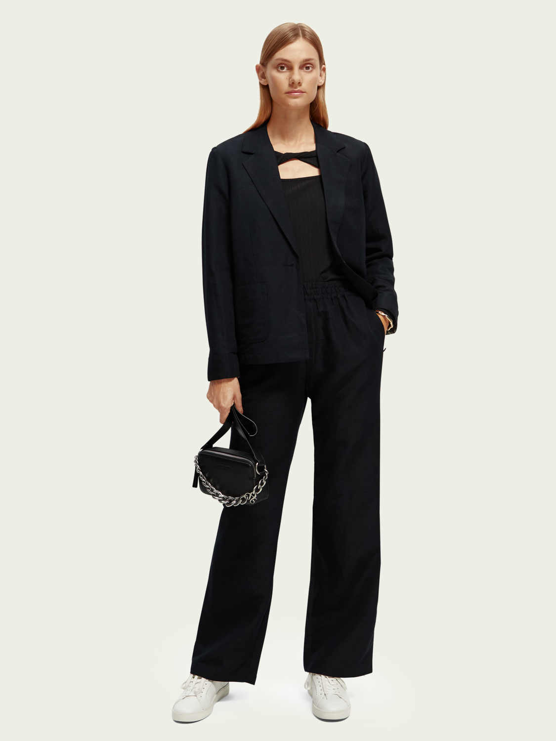 Relaxed Single-Breasted Blazer | scotch & soda outlet