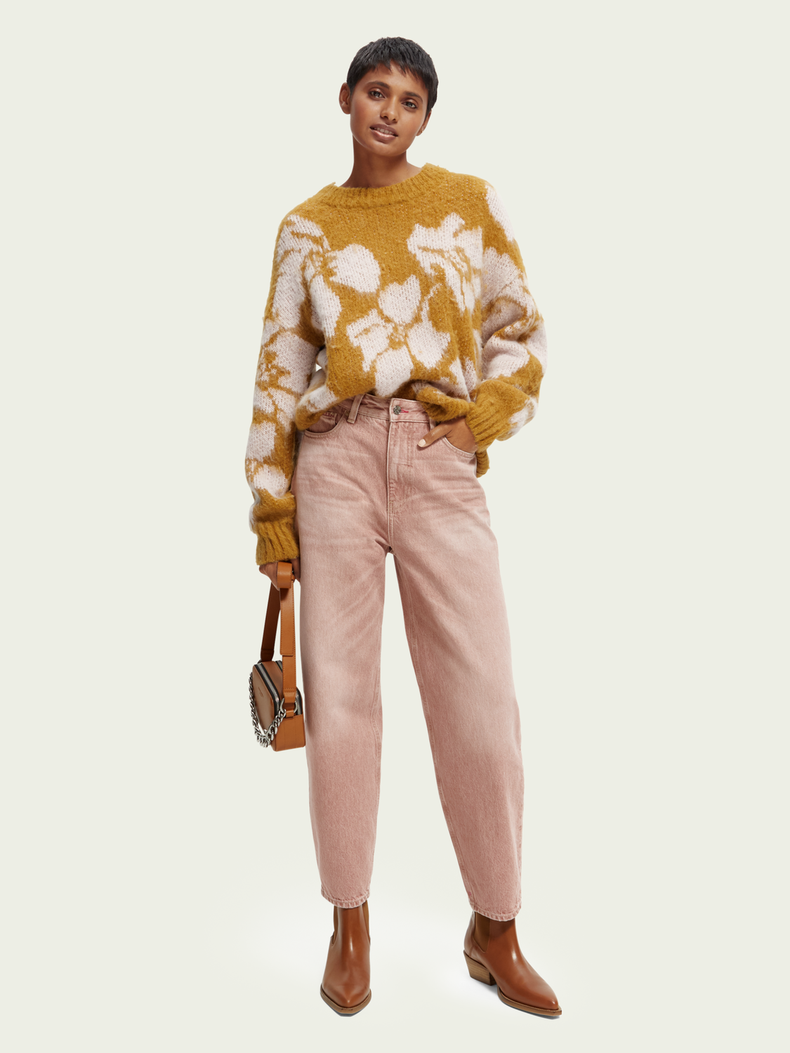 The Tide Yarn-Dyed Balloon Fit Jeans | scotch & soda outlet