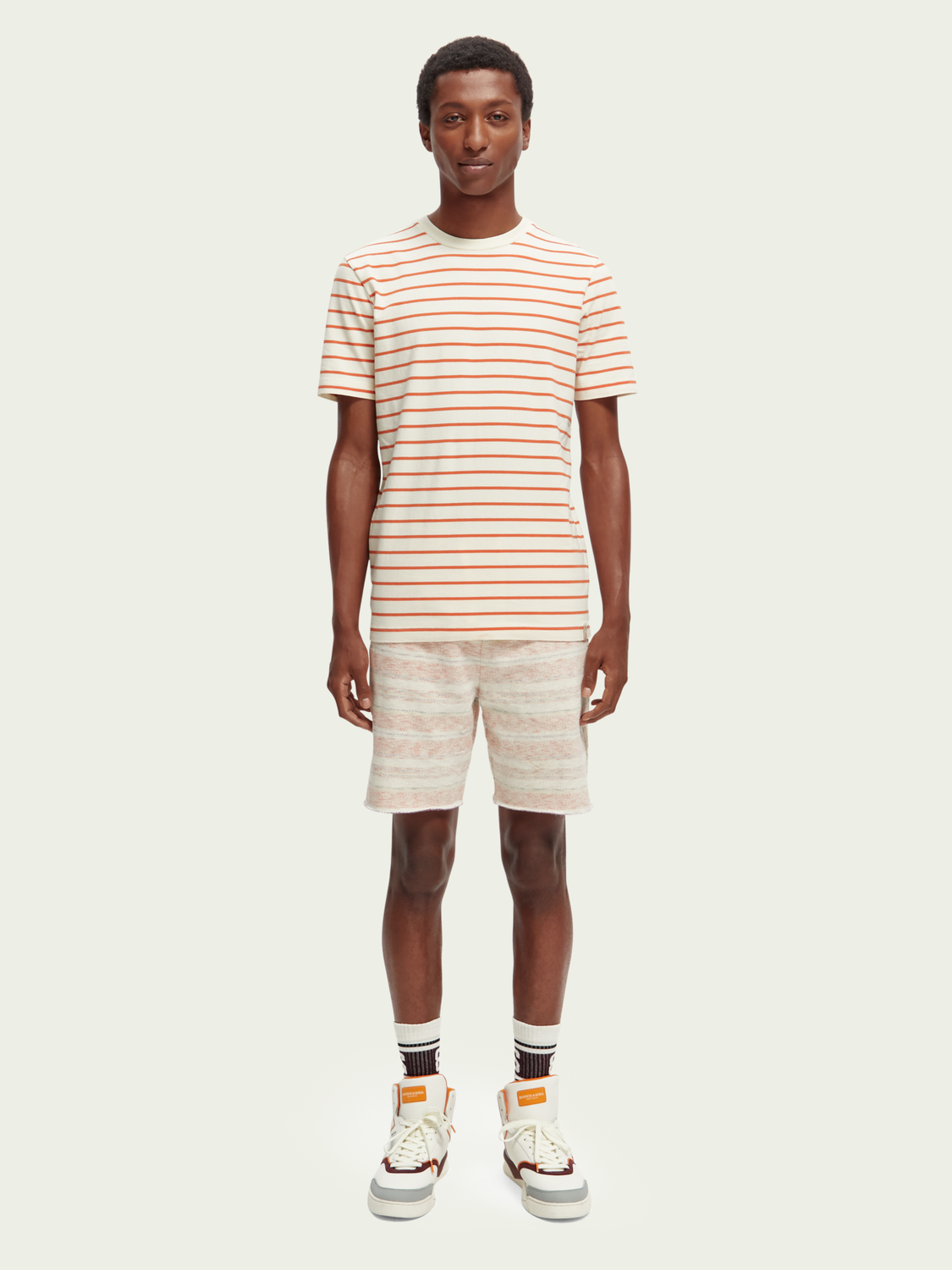 Felpa Striped Sweat Shorts | Scotch And Soda Outlet